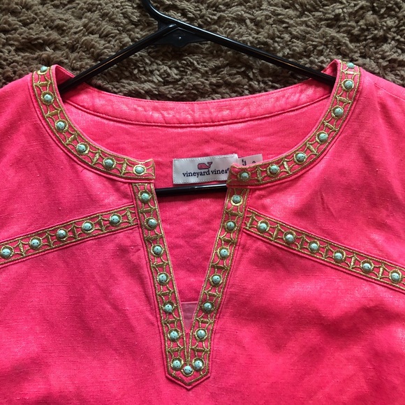 Pink Vineyard Vines Dress - Picture 3 of 5